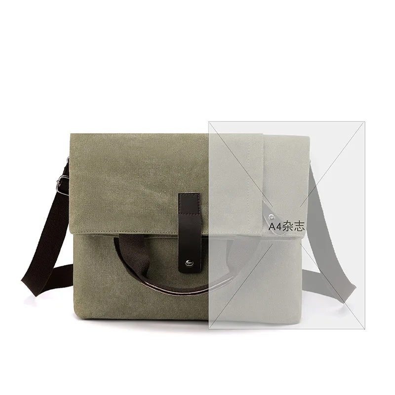 Heren canvas schoudertas zakelijke reis crossbodytas heren multifunctionele messenger tas heren aktetas heren handtassen shoppers