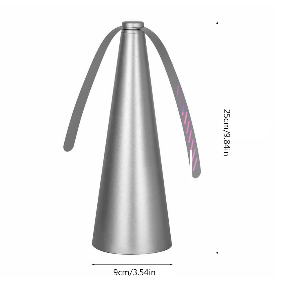 Home Kitchen Mosquito Repeller Fan Outside or Inside Table use Insect Repeller Fans Portable Pest Control Fly Killer for Indoor: light green