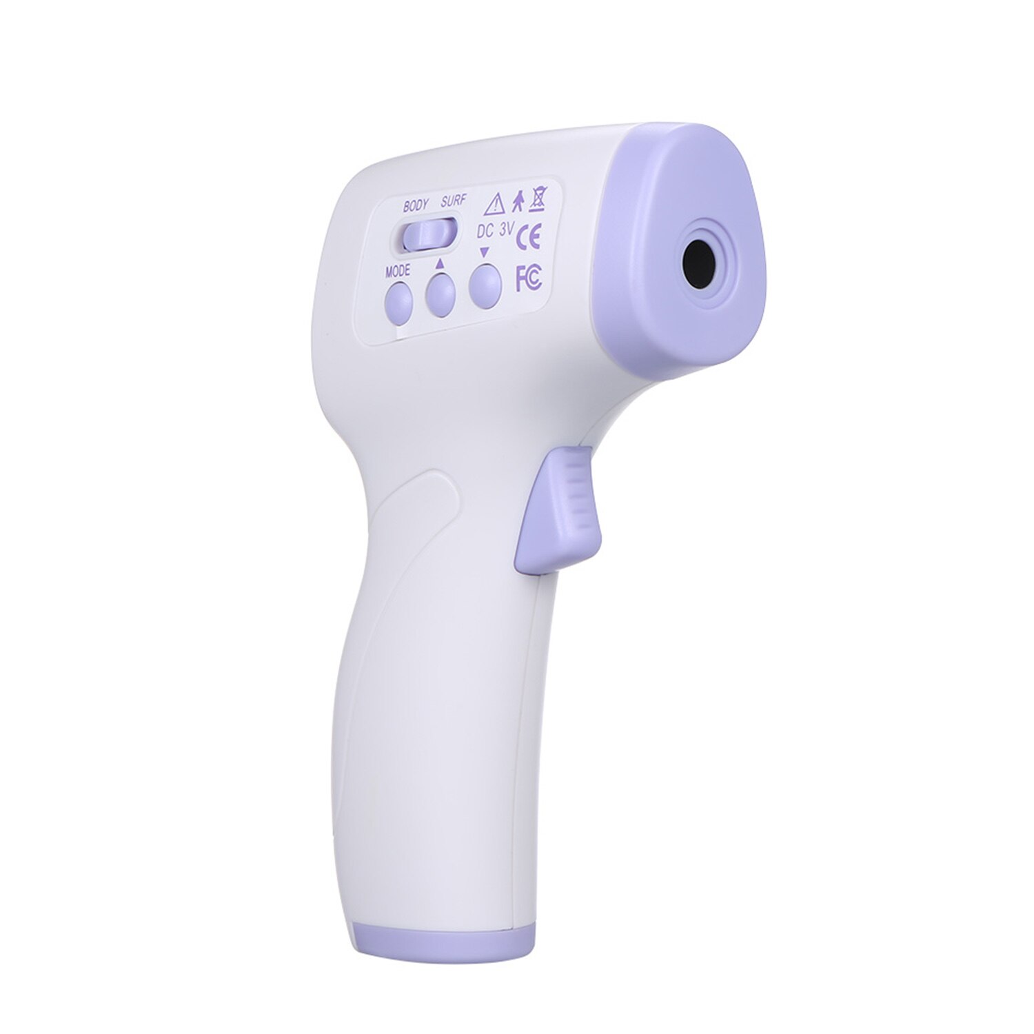 Non-contact Infrafred Termometro Forehead Ear Termometro Beep Alarm LCD Display 2-color Backlight Temperature Measurement