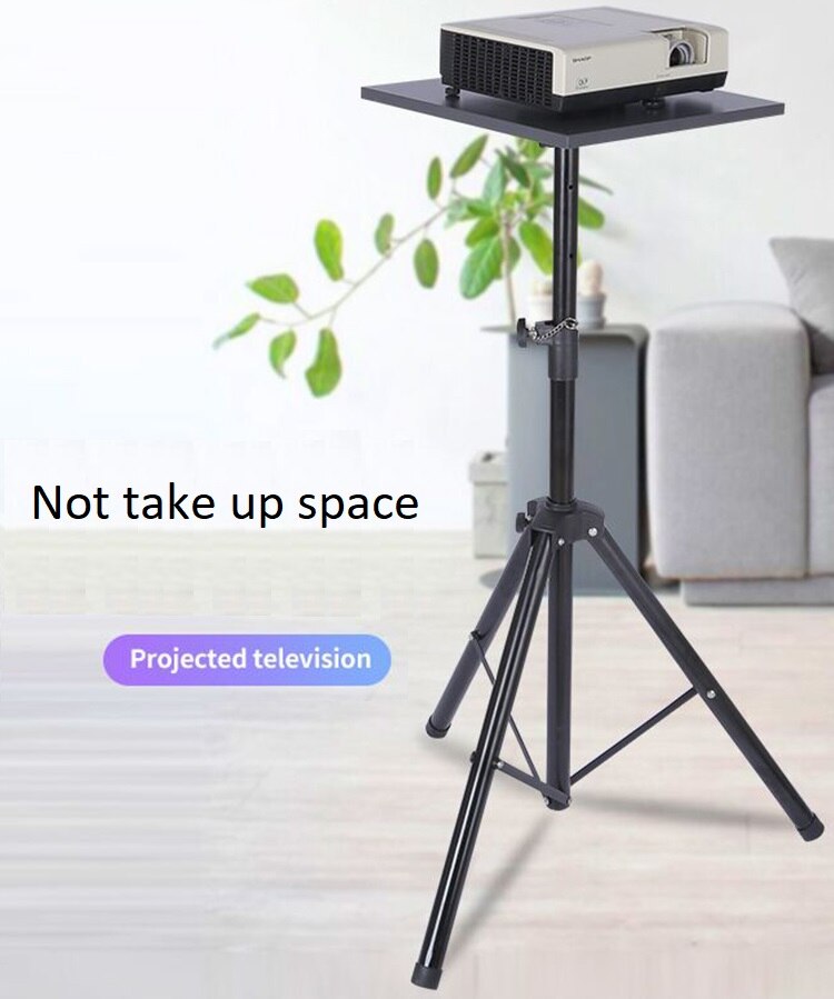 General Foldable Multifunction Projector Stand Tripod DVD Holder Laptop Floor Stand Notebook Stand w/ 60-180cm Height Adjustment