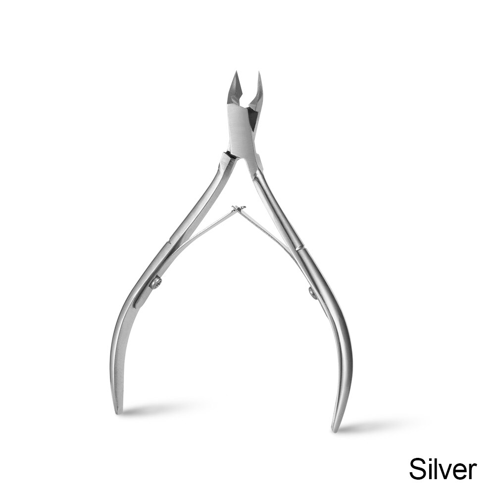 Toe Nail Clippers Nail Correction Thick Nails Ingrown Toenails Nippers Cutters Dead Skin Dirt Remover Pedicure Care Tool: silver