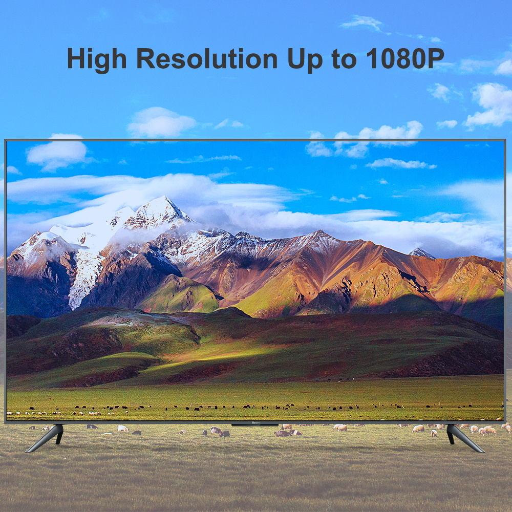 Displayport To HDMI-compatible Adapter 1080P 4K Display Port Converter for PC Laptop Projector MiniDP To Displayport Cable