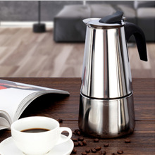Rvs moka koffie pot europese stijl koffiekopje espresso pot cafetera melk werper thee maker