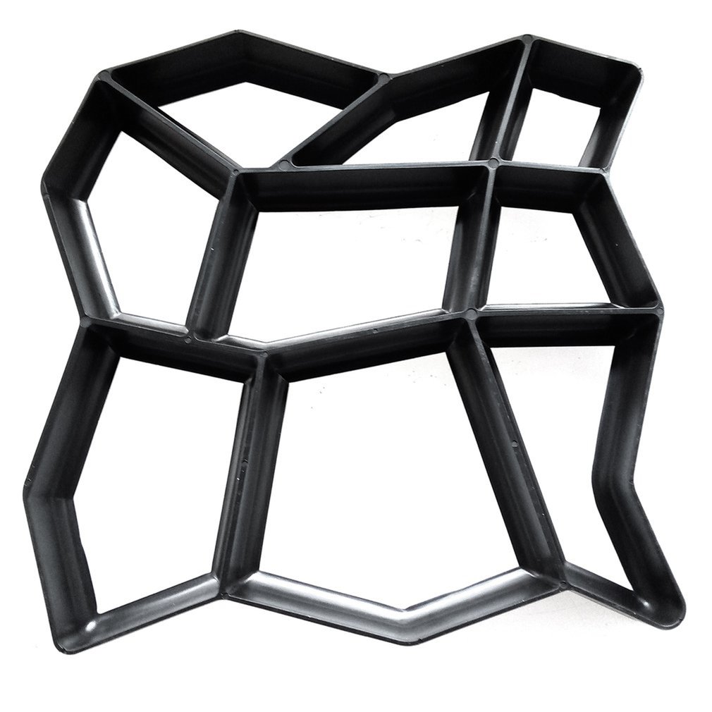 Garden Paving Molds Jardin DIY Plastic Walk Road Path Maker Jardineria Garden Paving Stone Concrete Mould для сада и огорода