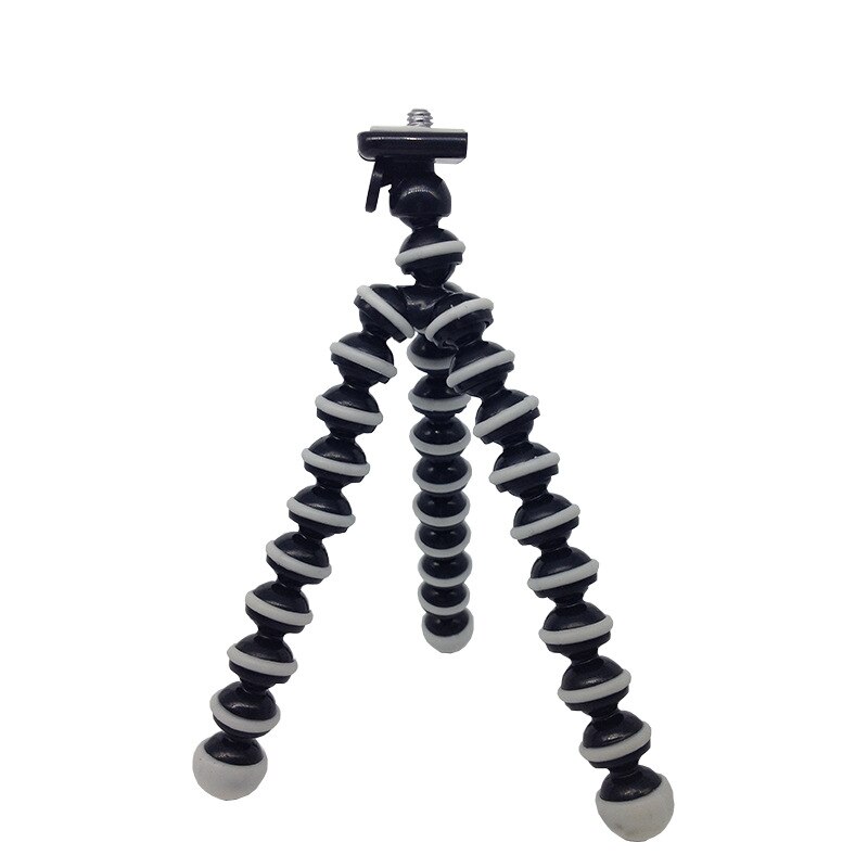 Mini Sizes Black Flexible Octopus With Clip Mini Size Tripods Stand Bracket Holder For Mobile Phone Camera Phone Clip: Black Tripod