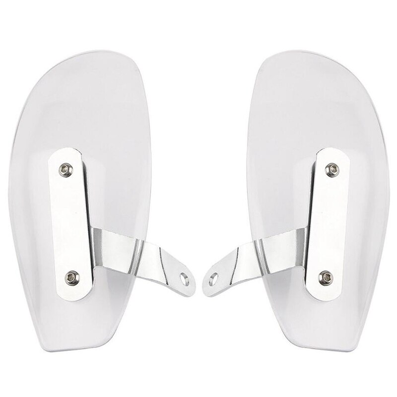 Clear Motorcycle Hand Guard Wind Deflector Protector Shield Voor Cruiser: Default Title