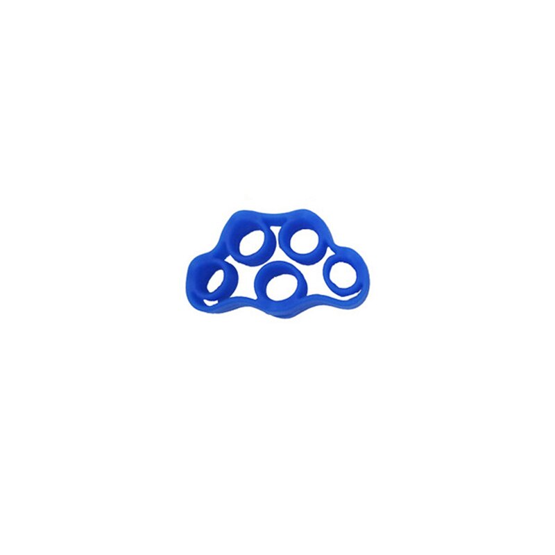 1Pcs Silicone Hand Vinger Trainer Ring Anti Stress Speelgoed Student School Verhogen Focus Speelgoed Antistress Voor Autisme: Blue 8.8LB