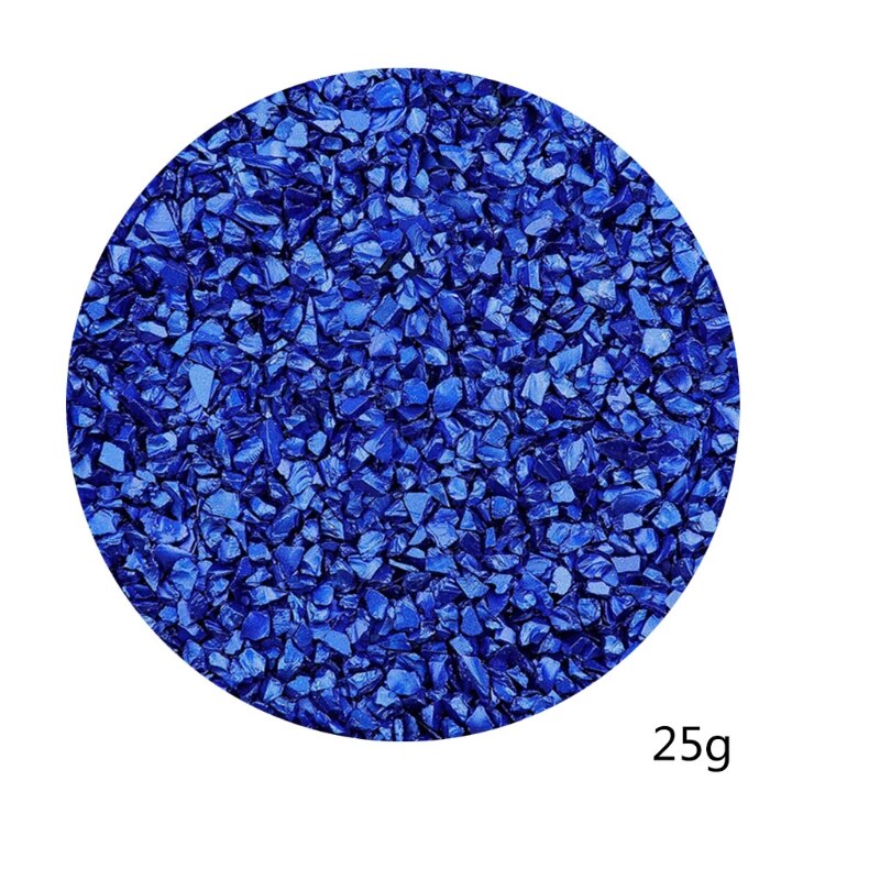 1 worek szkło kruszony kamień Chunky Glitter nieregularne szkło rozdrobnione żywicy epoksydowej formy wypełniacz zdobienie paznokci dekoracje DIY rzemiosło biżuteria M