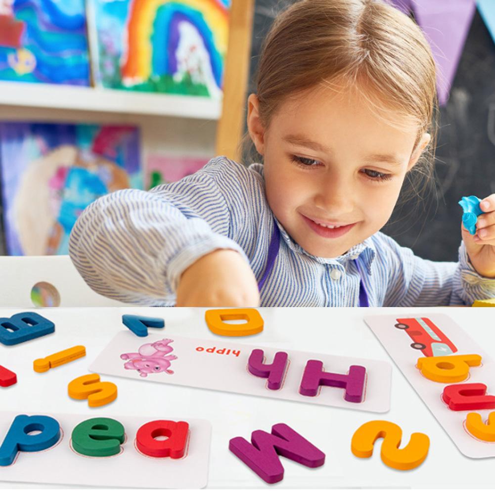 26 English Letters Alphabet Spelling Cards Practical Cognitive Cards Early Childhood Education Spell Word Card For Children