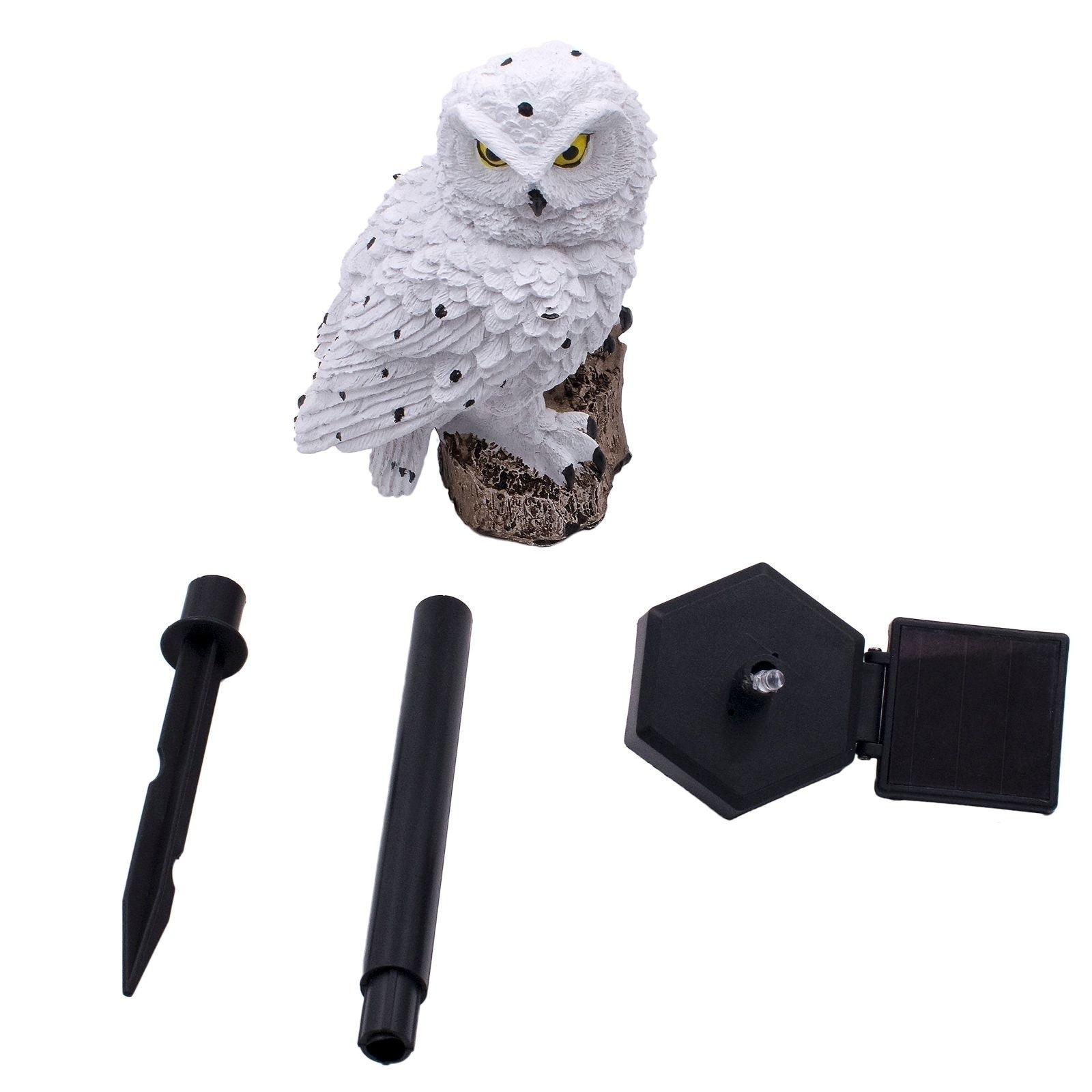 1Pc Waterproof Solar Power LED Light Garden Path Yard Lawn Owl Animal Ornament Lamp Outdoor Decor Garden Statues