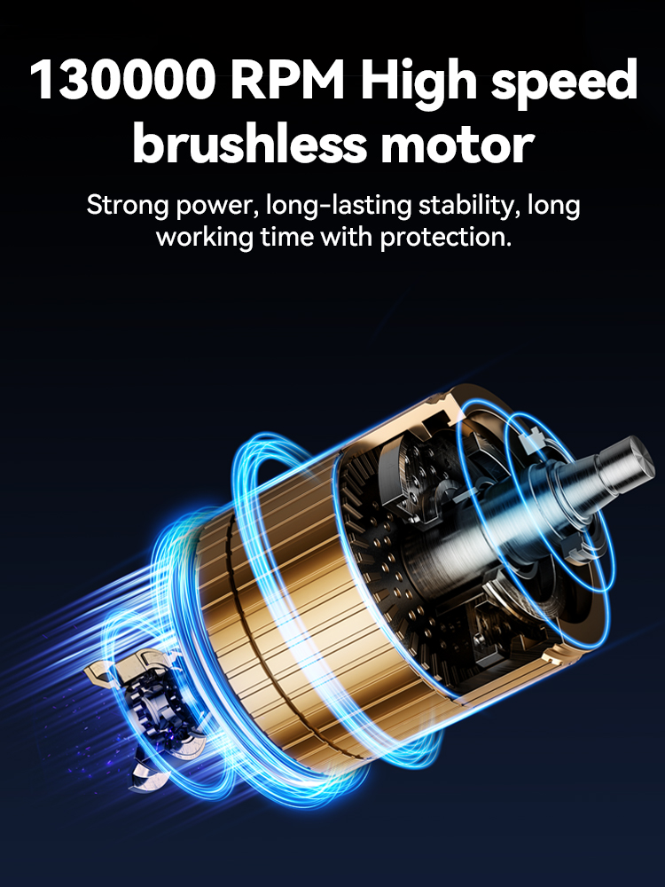 Air Blower 130000RPM Turbo Jet Fan Outdoor Portable BBQ Electric Blower Car Dryer Powerful Computer Dust Blowing Cleaning Tool