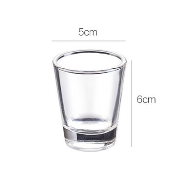 Vaso transparente de vino blanco, vaso de whisky pequeño, Mini vaso para beber, 1 ud.: A