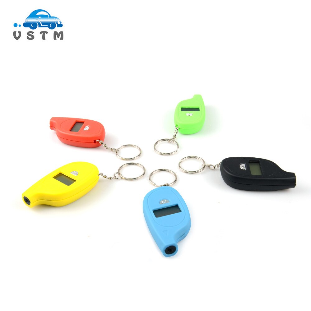 Mini Keychain Portable Digital LCD 2-150 PSI Tire Tyre Wheel Air Pressure Gauge Tester Procession Tool Tire pressure
