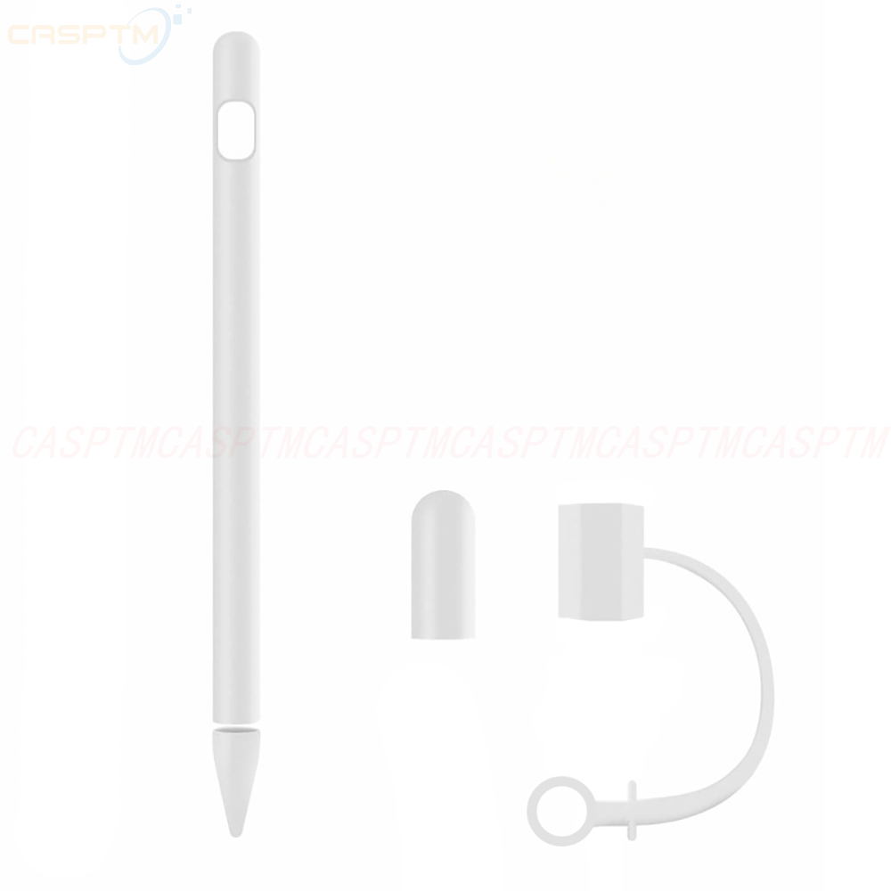 Til ipad tablet touch pen tilbehør blødt silikone etui til æbleblyant 1 anti-mistet beskyttende ærmebetræk til ipad blyant: 05