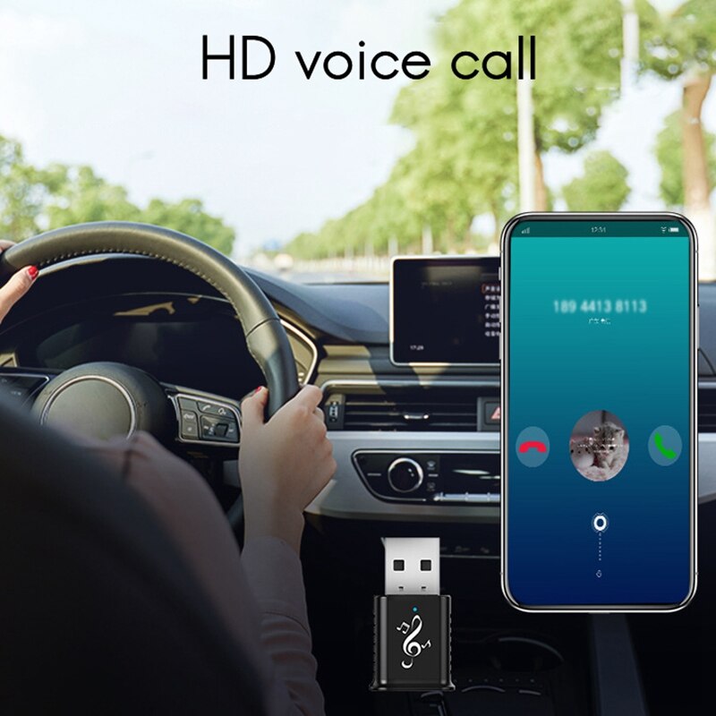 Mini Auto Bluetooth Adapter 3.5Aux Bluetooth Ontvanger Stereo Call Usb Bluetooth Ontvanger Dual Output