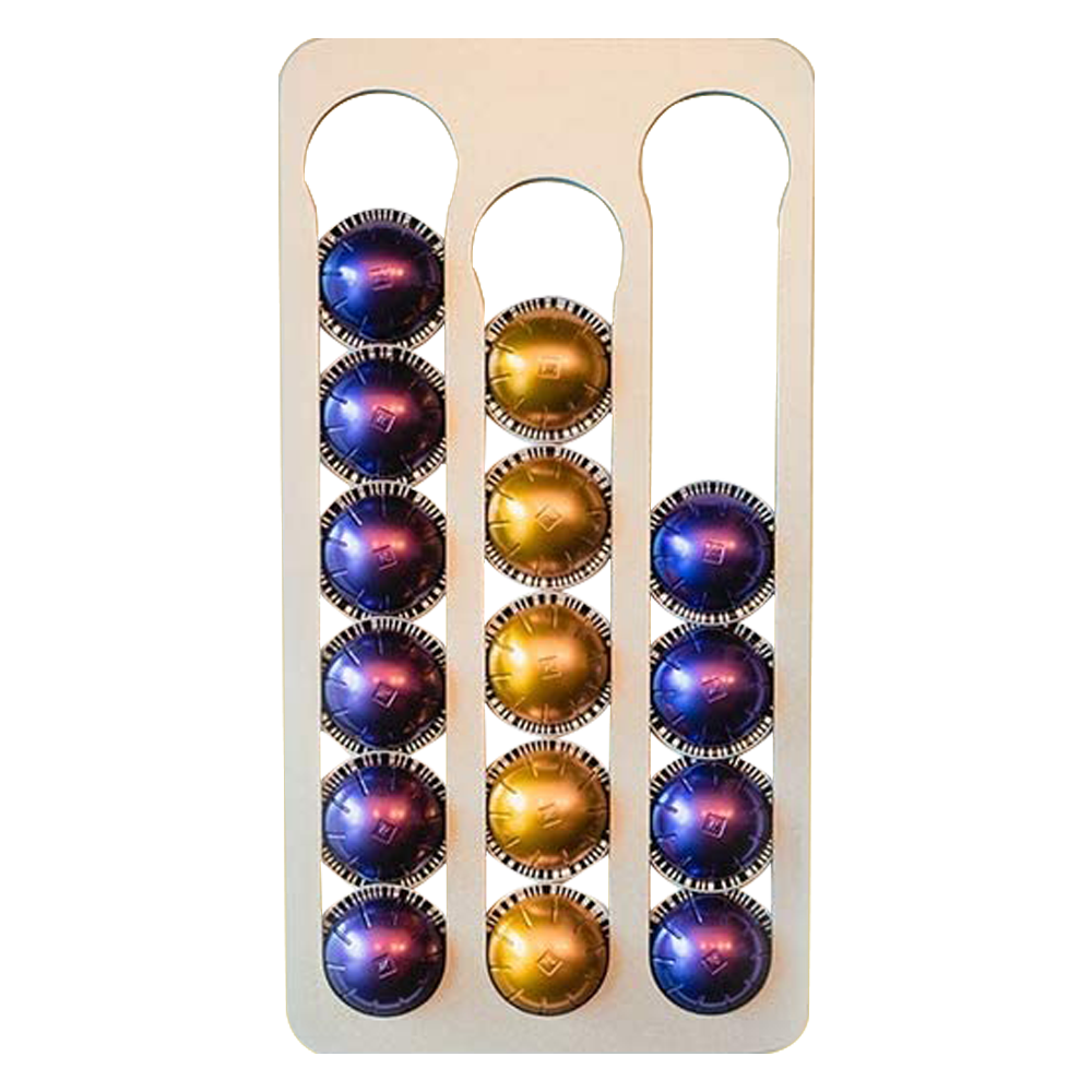 17 stk nespresso vertuoline kaffepude kapsler holder opbevaringsskuffe til nespresso kaffe podcast opbevaringsholder organisator sæt
