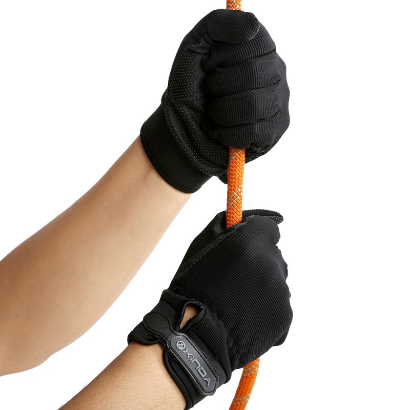 Guantes tácticos de escalada para exteriores, guantes de caza antideslizantes para hombre, guantes tácticos de montañismo, guantes tácticos de descenso 1