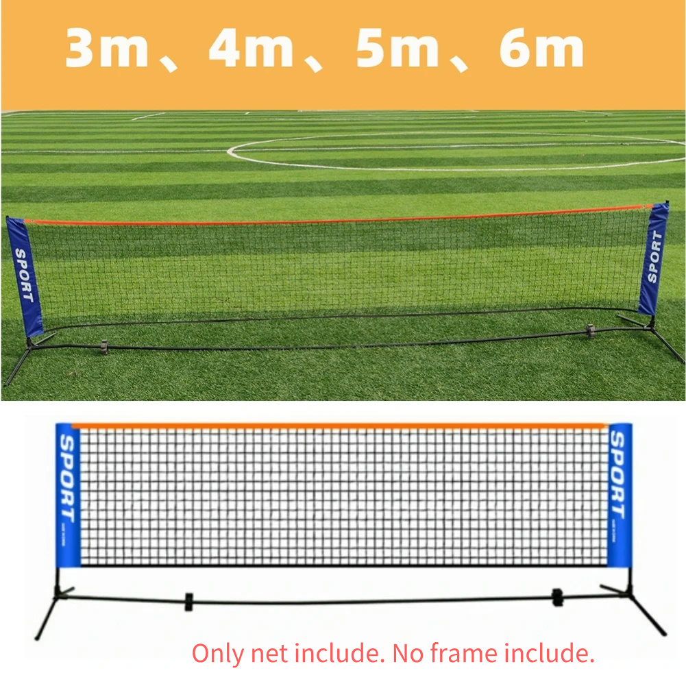 Red de bádminton para deportes de interior y exterior, redes cuadradas de entrenamiento de tenis y voleibol, 3,1/4,1/5,1/6,1 m