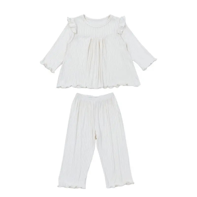 Baby Meisje Pyjama Past Lente Herfst Casual Nachtkleding Kinderen Koreaanse Stijl Kleding Sets Kids Homewear Kleding 2Pcs