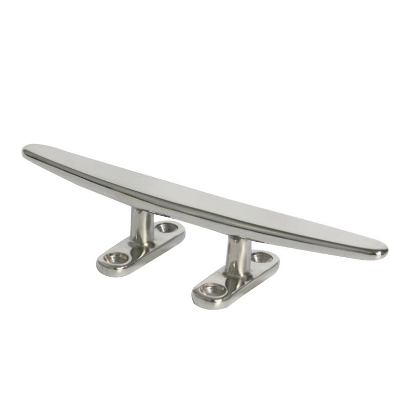 316 Stainless Steel Boat Cleat. Low Flat Cleat. Deck Cleat. 6" 8" 10" Lock bolt Boat: 20cm