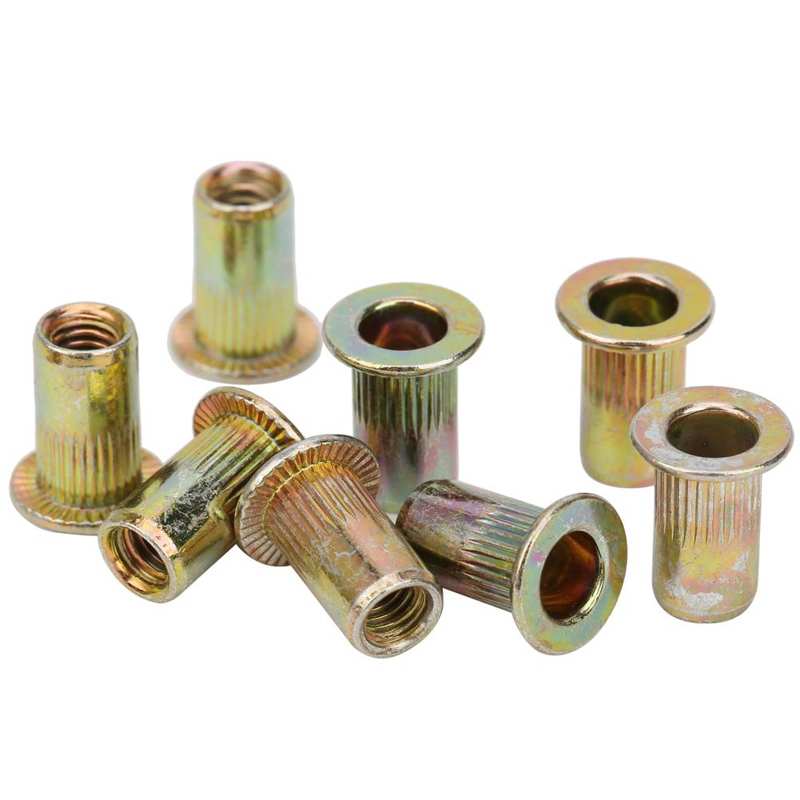 thread repair kit thread repair kit M4 Color Zinc Plating Rivet Nuts Quick Riveting Automobiles Hardware