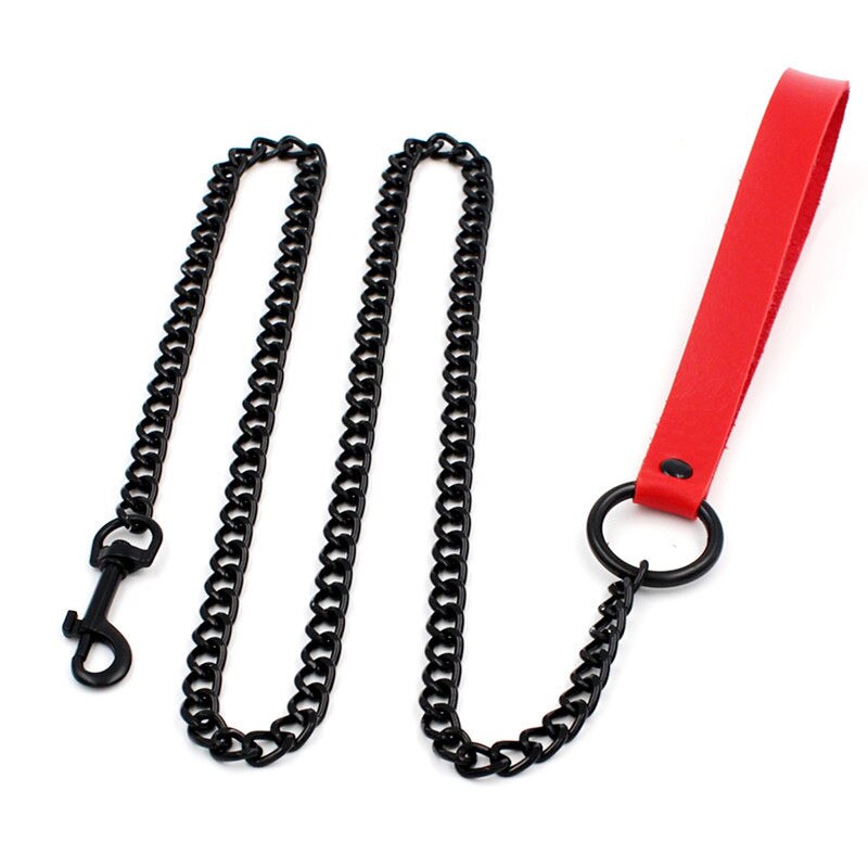 Cubaanse Ketting Hals Kettingen Hanger Sieraden Voor Vrouwen Punk Choker Leer Goth Sieraden Accessoires: red