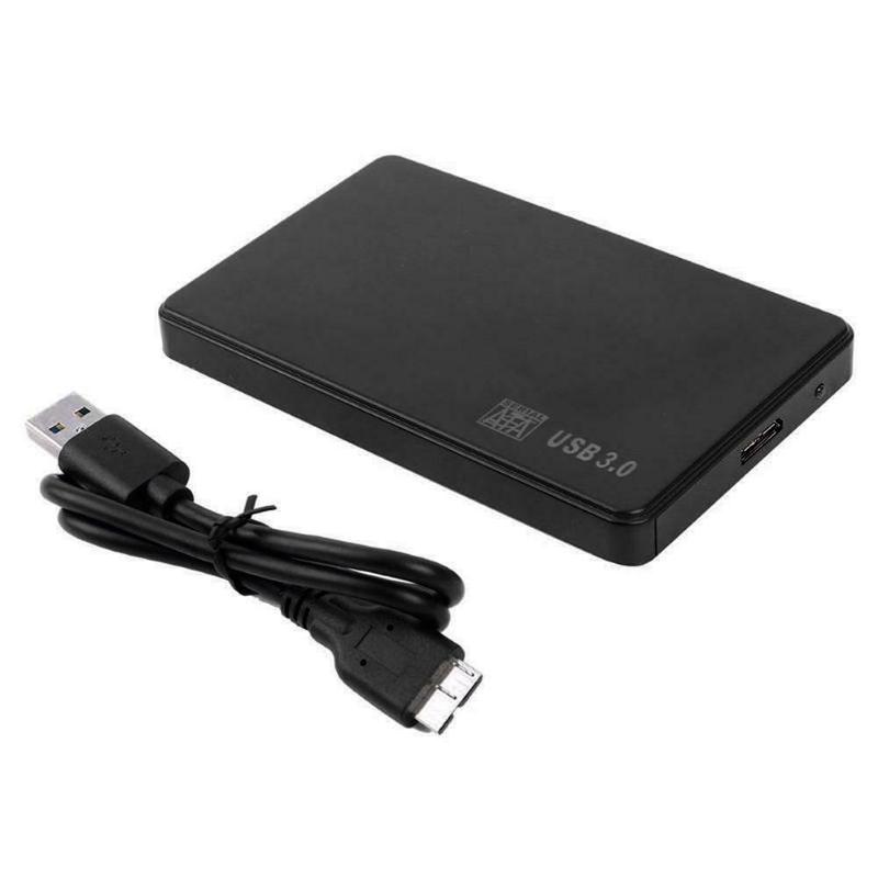 1Pc Portable 2.5 Inch Hard Drive Box External Disk Enclosure USB 3.0 2.0 Adapter Free To Sata 5 Gbps HDD SSD Case For WIndows OS: B