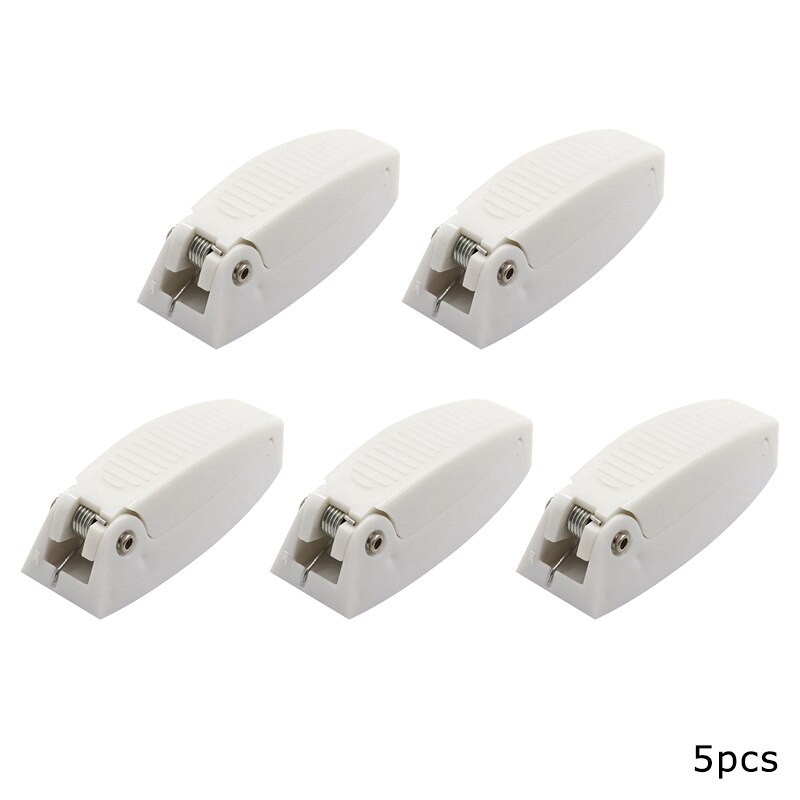 10PCS/5PCS Rv Camper Baggage Door Catch Latch Hook Holders Clips Rv Camper Van Caravan Exterior Accessories: 5PCS White
