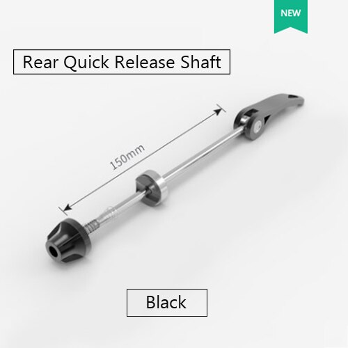 Wheel Hub Quick Release QR Front Rear Axle Skewer Bicycle Skewers Ultralight Quick Release Skewers for MTB Road Bike: black-R