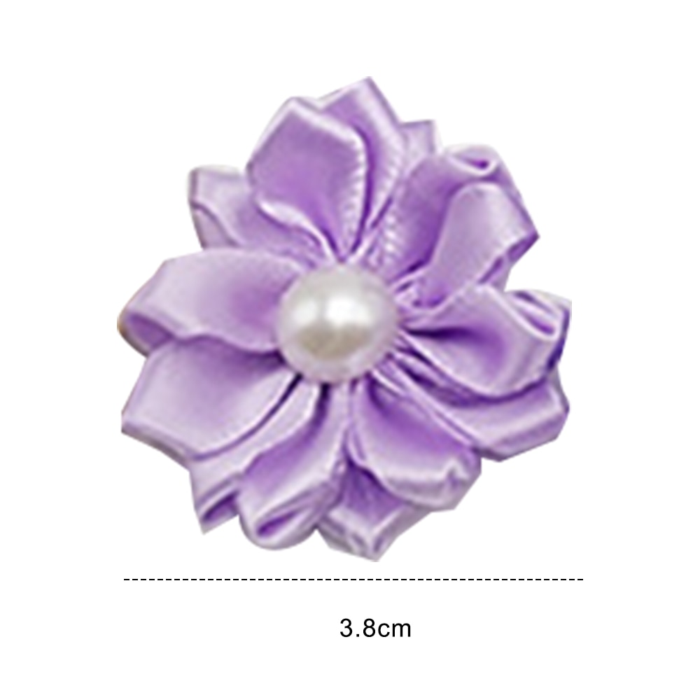 Flower Dog Hair Bows Long Hair Pet Dogs Bows Rubber Band Cat Puppy Hair Clips Pet Grooming Bow Dog Accessories Perros
