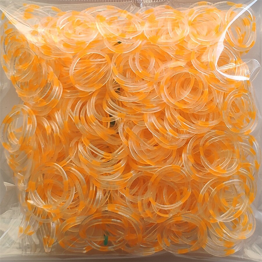 600 pcs loom rubber bands bracelet Colorful for kids or hair rubber loom bands make woven bracelet DIY toys Christmas: 5151-6