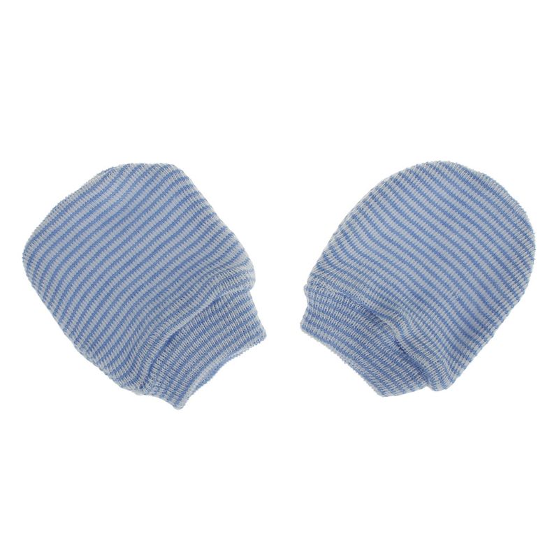 Baby Anti Scratching Gloves Newborn Protection Face Soft Kinting Scratch Mittens GXMB: BLW