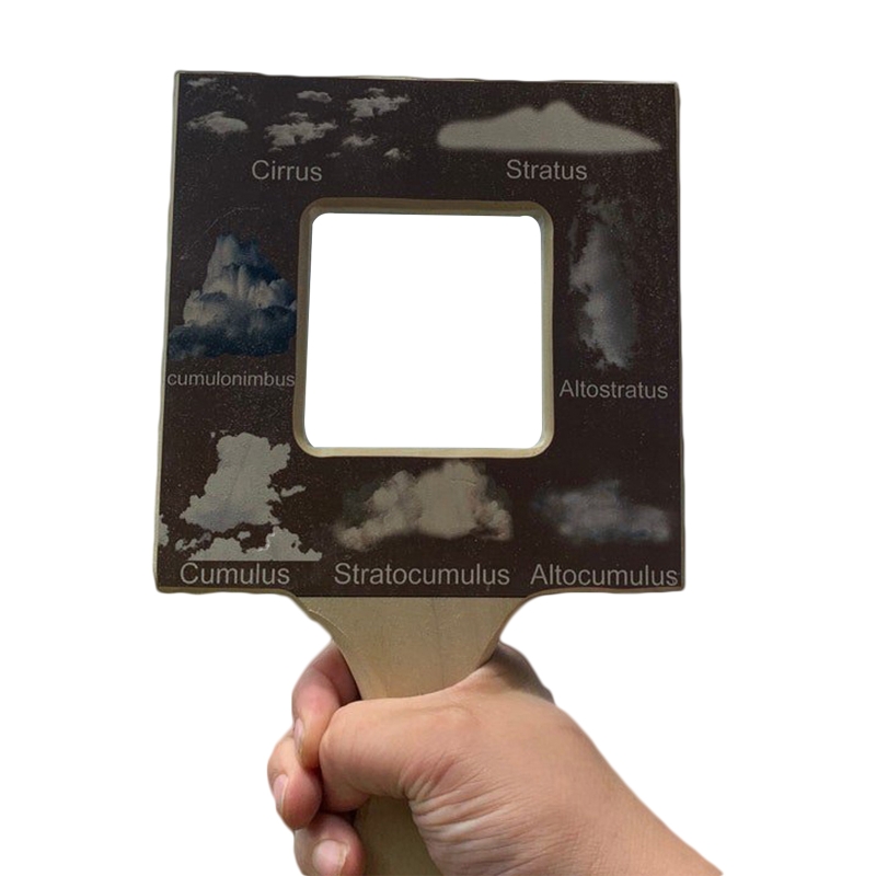 Double-side Leaf Finder Cloud Viewer Identification Nature Guide Frame Materials 2022: B