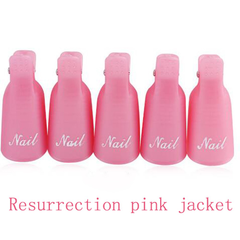 Addfavor negle skønhedsværktøj sæt negle neglebånd pusher manicure frugt neglelakfjerner cap klip makeup servietter bomuldstilbehør: Bbt 108 pink