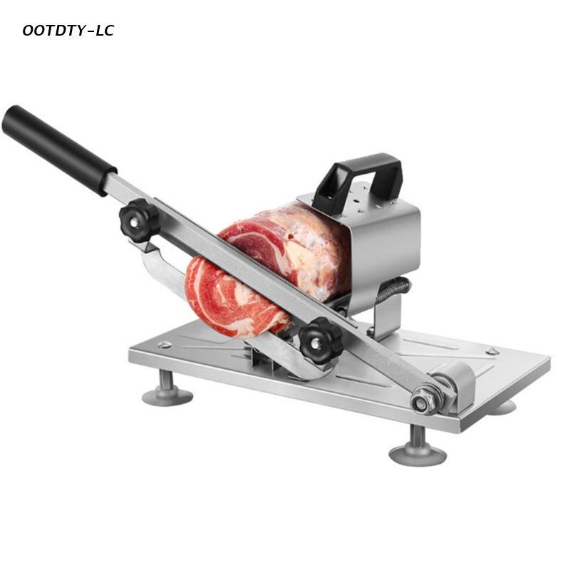 Food Cutter Slicing Machine Stainless Steel Spring Automatic Meat Non-slip Handle Easily Cut Meat
