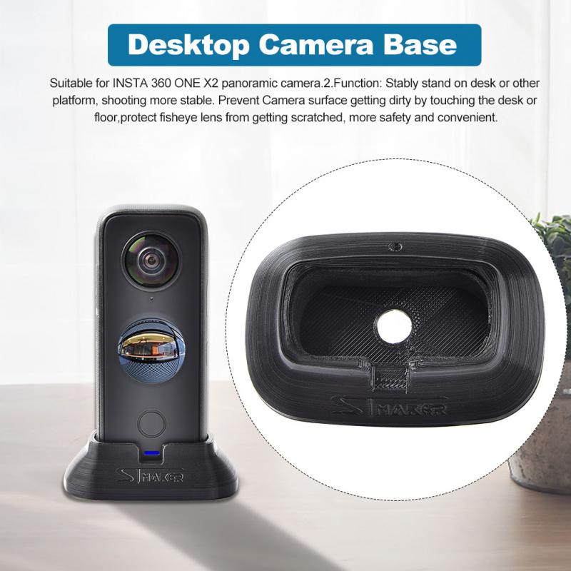 Action Camera Stable PLA Accessories Shooting Mount Scratch-proof Portable Desktop Base Stand For Insta360 One X2