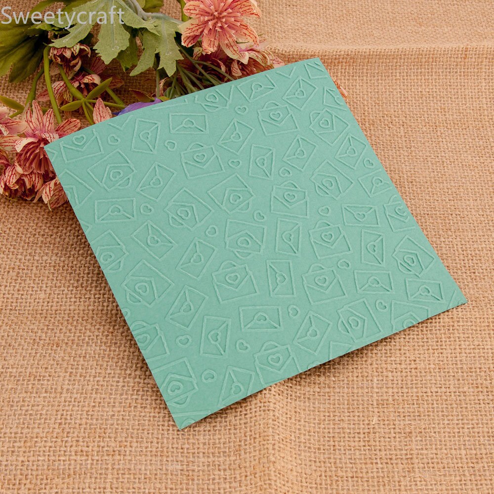 Love envelope Embossing Folders For Christmas Card Making Supplies Paper Craft Scrapbooking Plastic Embosser Stencil