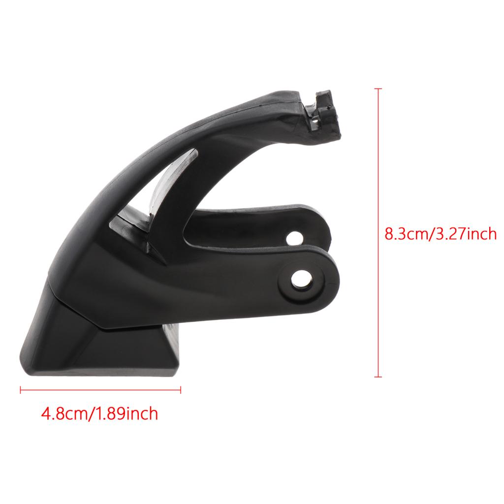 Rolschaatremmen Blokkenblok Antislip Schaatsen Veiligheidsremblok Met Stopschroef Sportaccessoires Voor Volwassen Kinderen: Black