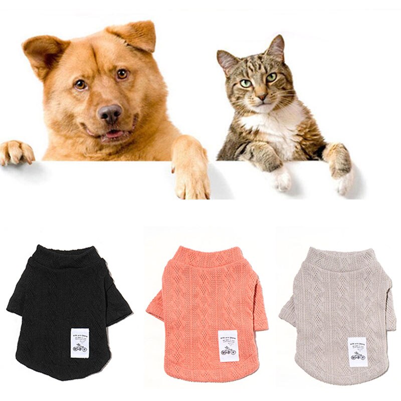 Pull à col ras du cou pour animal de compagnie, vêtement doux et Durable, accessoire pour chien et chat