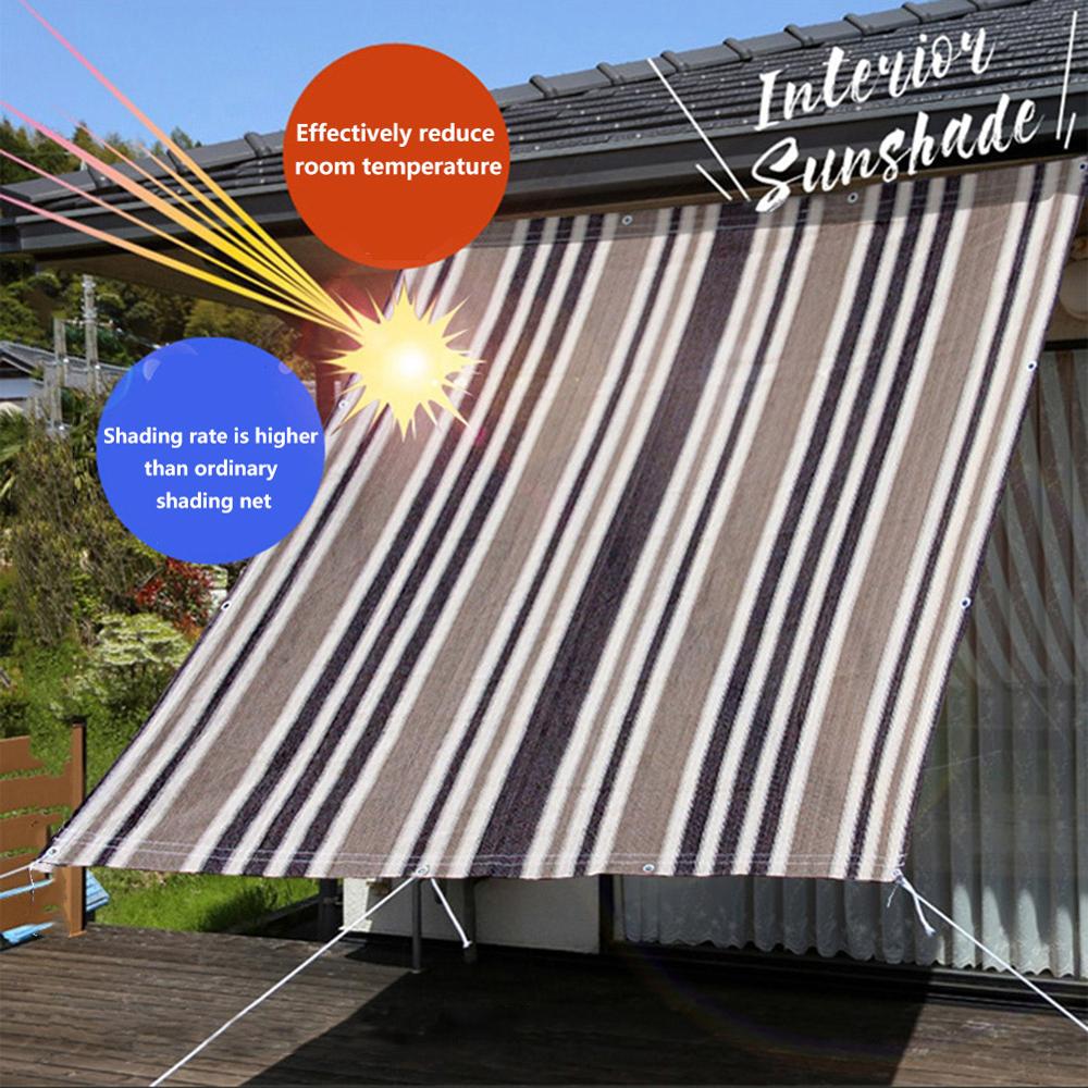 Balkong skugga tält isolering gardin sommar balkong trädgård lusthus solskydd nät skugggardiner