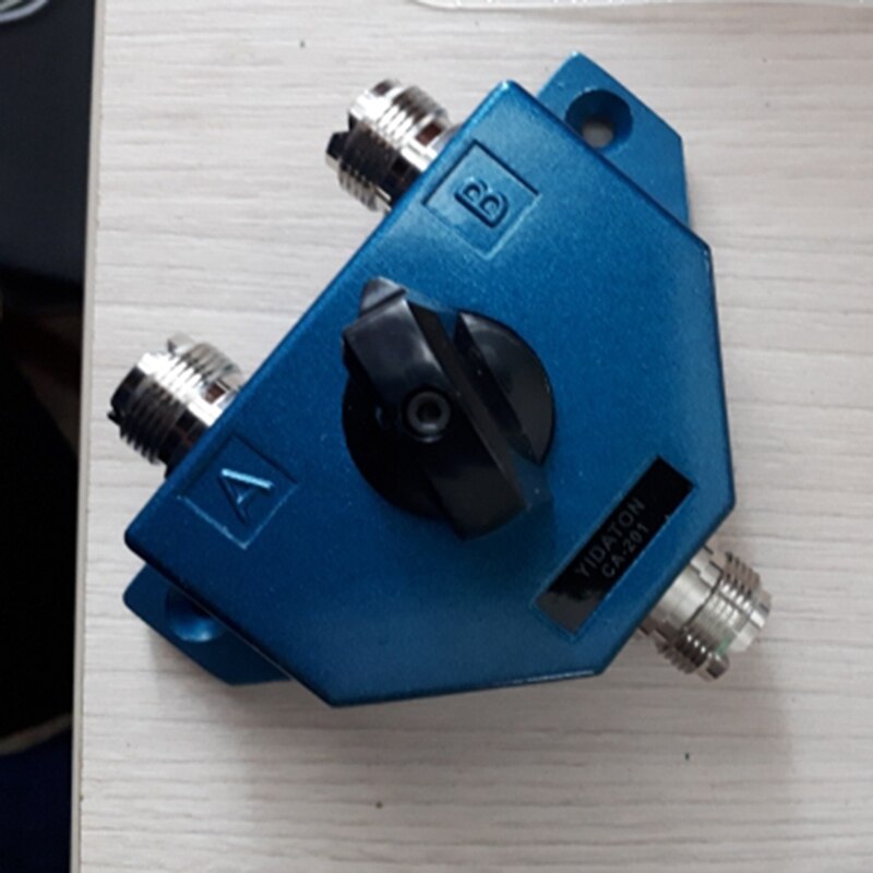 Ca-201 Antenna Switcher Uhf Manual Aerial Female Connector Adapter Converter Cb Radio Antenna Coax Switch