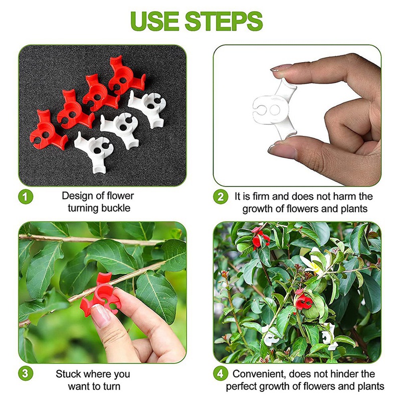 Doblador de plantas de entrenamiento bajo estrés, Clips LST para entrenamiento de plantas, iluminación, Ayuda de entrenamiento para jardinería
