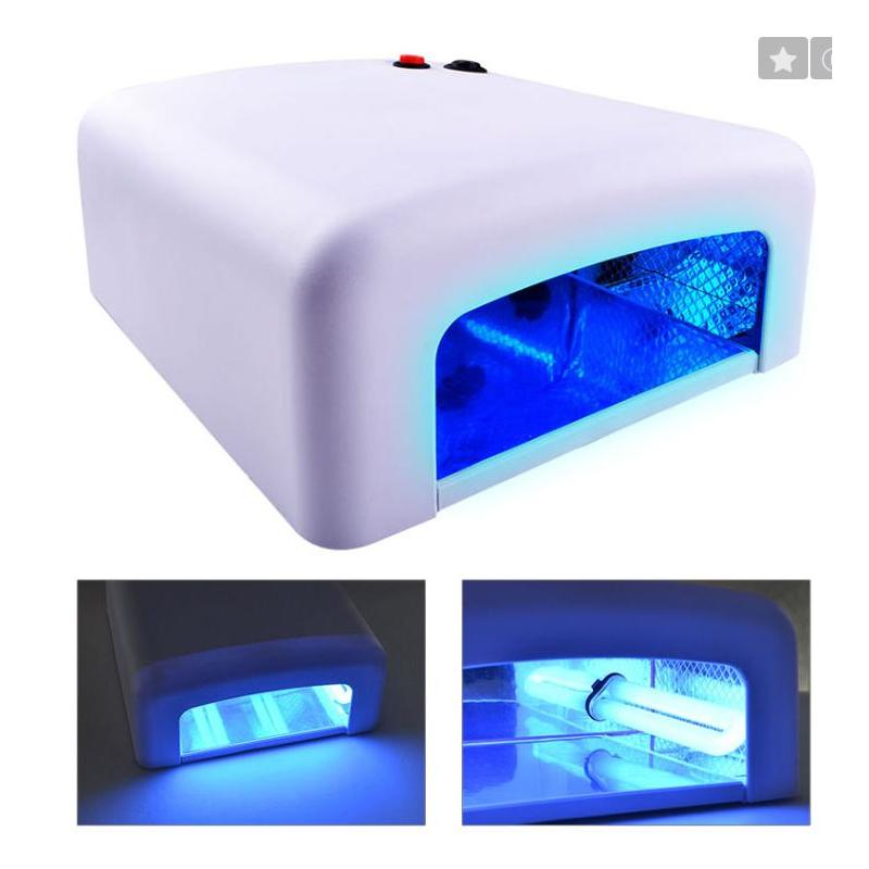 36w 110v led lampa nagellack torkare uv led gel nagellack härdningslampa manikyr nagelkonst timer nagel salong torktumlare