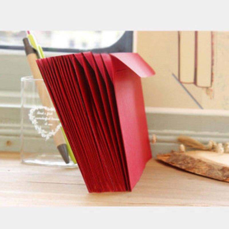 5pcs pure blank color red Kraft paper envelope gre... – Grandado