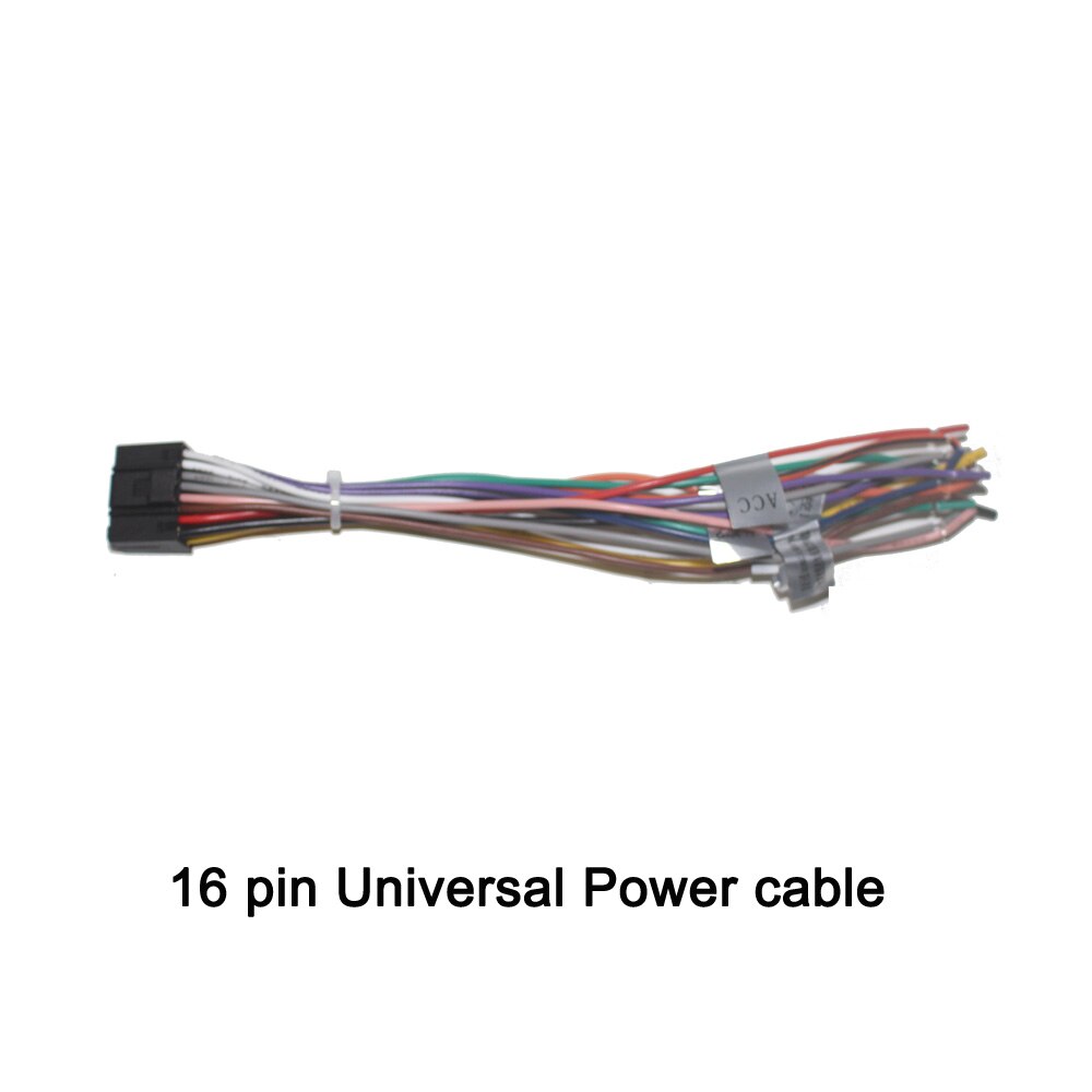 HACTIVOL 20 Pin Plug Auto Stereo Radio RCA Uitgang AUX Kabelboom Bedrading Connector Adapter subwoofer USB, CAMERA, GPS Antenne