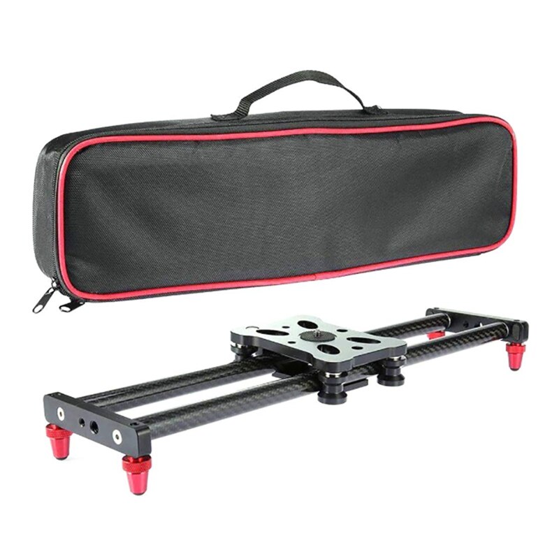 Camera Slider Video Track Dolly Rail Stabilisator Licht Carbon Rails Verstelbare Benen Dslr Camera Camcorder Track