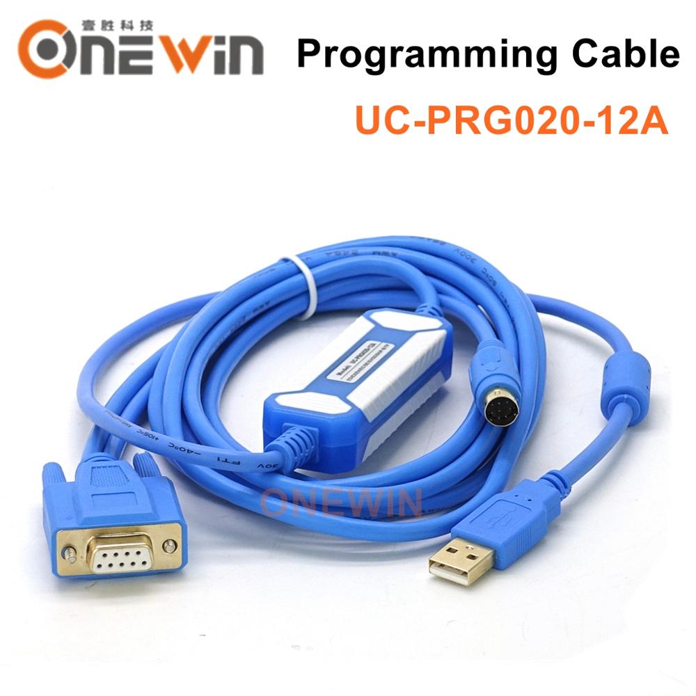 Compatible HMI And TP Text Display Programming Cable IFD6601 UC-PRG020-12A AH DVP Series PLC DOP-B Series
