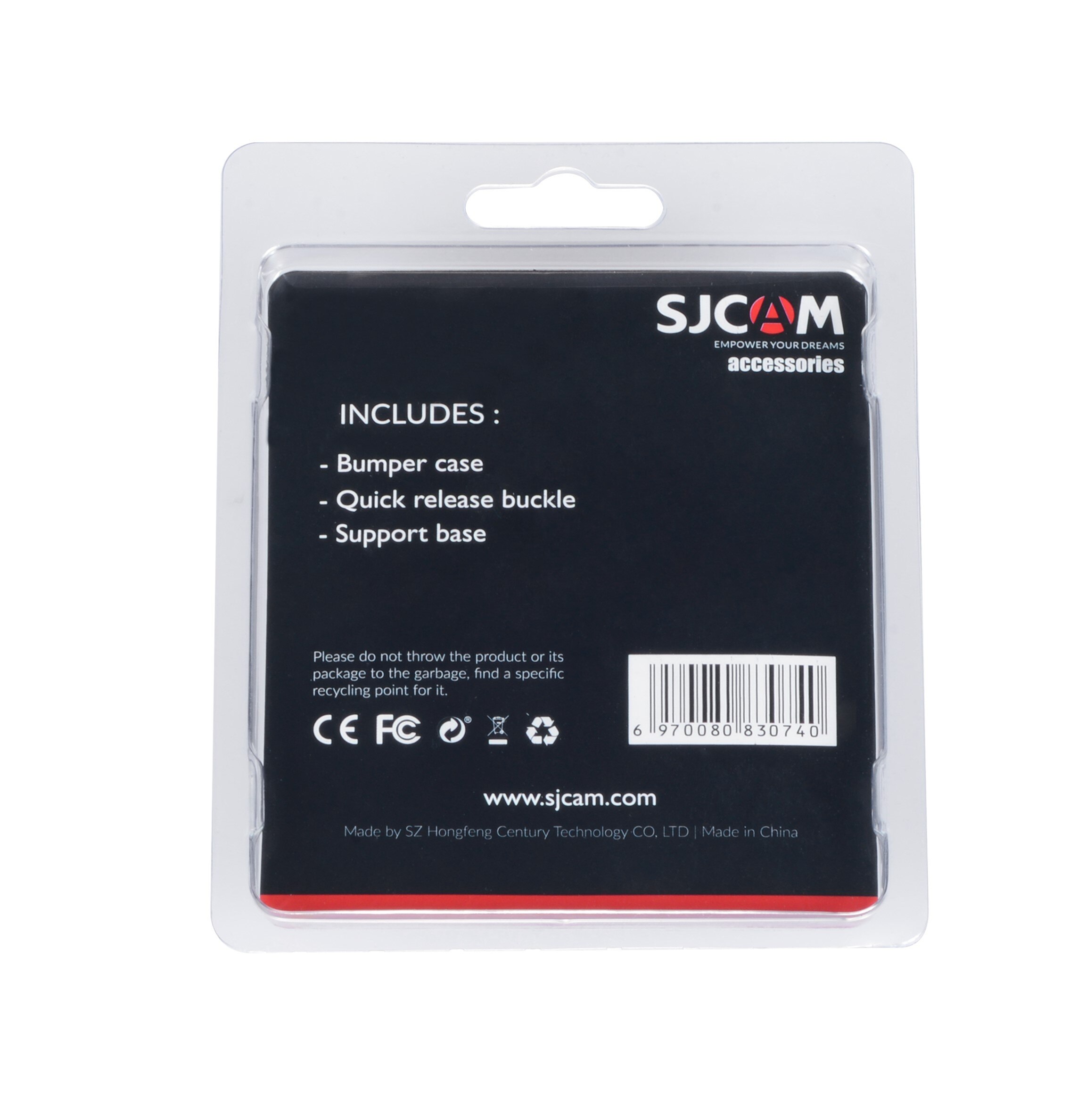 Sjcam sj8 corpo quadro titular caso quadro de plástico para sjcam sj8 série câmeras ação