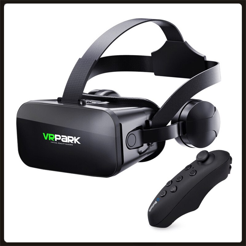 Vr Bril Virtual Reality 3D Bril Voor 4.7- 6.7 Smart Phone Iphone Android Games Stereo Met Headset Controllers