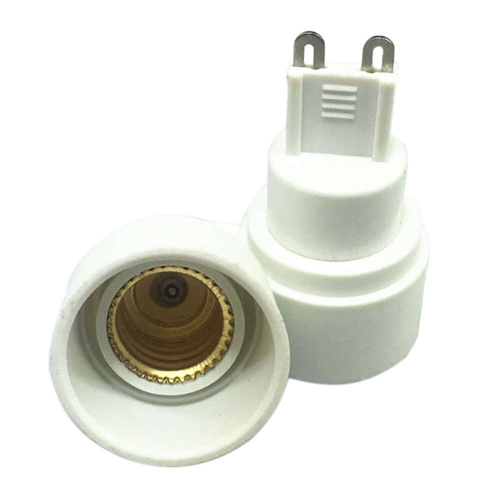 1PCS AC220V G9 To E14 6A Socket Base For Halogen CFL Light Bulb Lamp Adapter Converter Holder Light Bulb Base Socket Conversion
